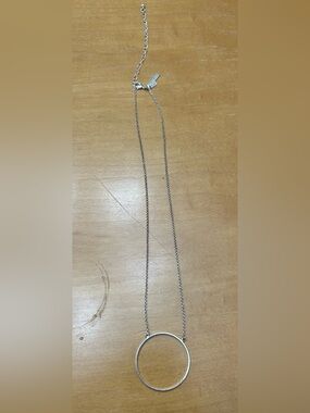 Lele Sadoughi Minimalist Circle Pendant Necklace - Women Jewelry